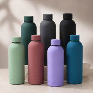 304 Stainless Steel Vacuum Flask 500ml Double Wall Insulated Drink <b>Bottle</b> Custom Logo 12-24hr Thermal Insulation Modern Design - Product Image 2