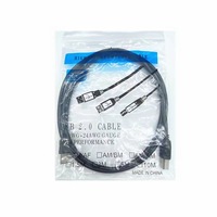 Kabel Printer USB 2.0 Tipe A Male ke B Male Scanner USB A B untuk HP Canon Lexmark Epson Dell dan Lainnya Kabel Printer USB A ke B