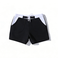 Short de bain réversible pour homme, color block, séchage rapide, taille élastique avec cordon de serrage, respirant, léger, antibactérien, pour la plage