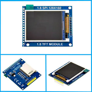 1.8 นิ้วซีเรียล SPI TFT LCD โมดูลจอแสดงผล PCB อะแดปเตอร์ IC 128x160 ดอทเมทริกซ์ 3.3V 5V IO SD ซ็อกเก็ต ST7735R ไดร์เวอร์ไอซี - Product Image 3