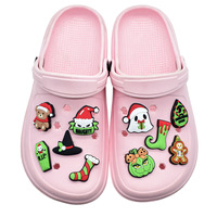Adornos para Zapatos de Navidad: Calabaza de Halloween, Ataúd, Gorro de Navidad, Decoración para Zapatos, Regalo de Navidad, Guirnalda, Adornos para Zuecos
