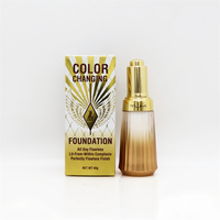 Fond de teint liquide F358 All Day Flawless TLM changeant de couleur, longue tenue, respirant, contrôle du sébum, effet lumineux naturel.
