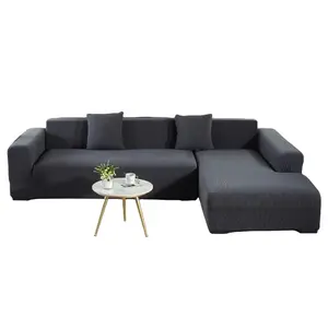 Velvet Plush Thicken Sofa CoverS For Living Room L Shaped Corner Elastic Slipcover