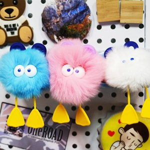 <span class=keywords><strong>Porte</strong></span>-clés en peluche ours, <span class=keywords><strong>pompon</strong></span>, poupée endormie, <span class=keywords><strong>porte</strong></span>-clés <span class=keywords><strong>DIY</strong></span>, sublimation, llaveros, cadeau, boules 3D, <span class=keywords><strong>porte</strong></span>-clés en peluche - Product Image 3