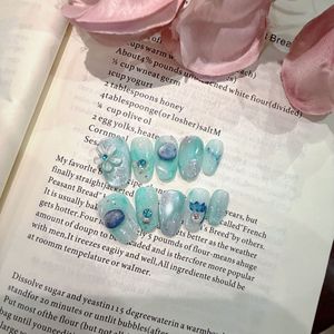 Faux <span class=keywords><strong>ongles</strong></span> artisanaux détachables pour étudiantes, style mignon, effet blanchissant, polyvalents, à <span class=keywords><strong>dessin</strong></span> manuel - Product Image 1