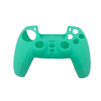 Housse de protection en silicone souple antidérapante de couleur unie ergonomique pour manette PS5, accessoires de jeu
