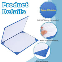 Carpeta de Presentación de Papel A4/A5 Personalizada de Alta Calidad para Diplomas/Certificados con Logotipo Personalizado e Impresión Laminada