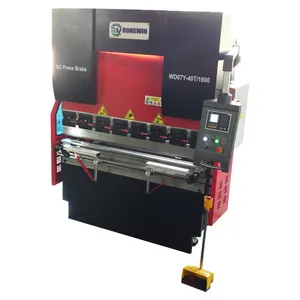 WD67Y Hydraulic NC Press Brake Machine with 2500mm Features Schneider Electrical Components Aluminum and Plastic Processed