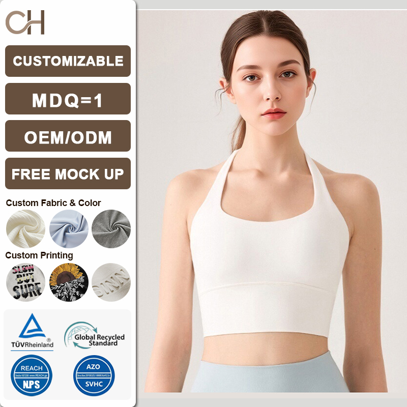Women s V Neck Halter Strap