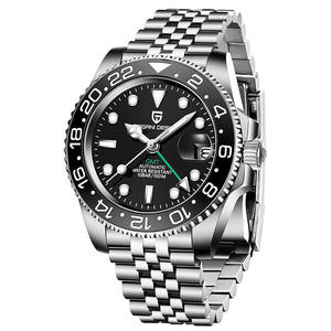 Relojes de Hombre con Logotipo Personalizado al por Mayor – Automáticos GMT Mecánicos y de Cuarzo, Acero Inoxidable, Zafiro, 5-10 ATM - Product Image 4