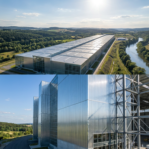 Entrepôt préfabriqué en structure métallique économique - Bâtiment à ossature métallique simple pour usage industriel - Product Image 6