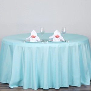 <span class=keywords><strong>Tovaglia</strong></span> rettangolare rotonda in tessuto Oxford di poliestere tinta unita blu cielo, impermeabile e antistatica, <span class=keywords><strong>per</strong></span> cucina, sala da pranzo, feste e matrimoni - Product Image 1