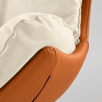 Fauteuil inclinable ergonomique pivotant, design nordique, fauteuil de luxe, fauteuil simple pour salon