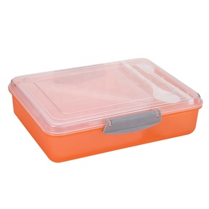 Durable low MOQ <span class=keywords><strong>2</strong></span> pcs silicone seal Leak-Proof On-the-Go containers bento lunch <span class=keywords><strong>box</strong></span> for kids - Product Image 1