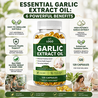 Capsules de gel mou de supplément d'ail naturel en gros, fabricant OEM ODM de suppléments d'ail, approvisionnement en vrac sous marque privée