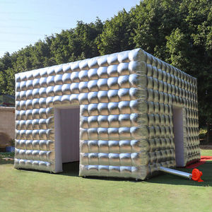 Carpa Cubo Disco Inflable con Cubierta Plateada y Luz LED, Diseño Nuevo, para Discotecas, en Venta - Product Image 4