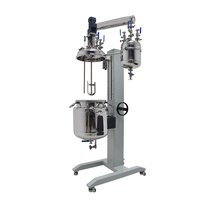 Réacteur en acier inoxydable à enveloppe rotative surélevable VALUEN VJR50S personnalisé avec condenseur