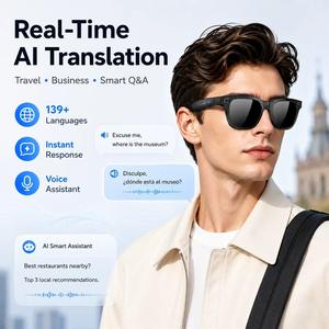Gafas Inteligentes W660 con IA, Cámara 4K de 20MP, EIS, WiFi para Traducción, Audio de Oreja Abierta, Grabación de Video Manos Libres, Chip de IA Integrado - Product Image 3