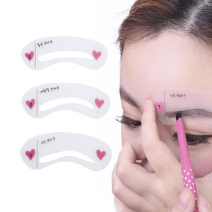 Carte de guide pour la mise en forme des sourcils pour débutants, gabarit réutilisable pour un <span class=keywords><strong>maquillage</strong></span> naturel des sourcils - Product Image 2