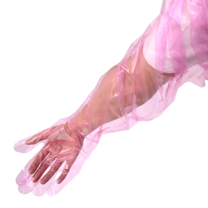 Manches vétérinaires longues de 90 cm pour l'isolement des agents pathogènes du bétail, gants à usage unique pour éviter l'exposition directe aux bactéries nocives - Product Image 4