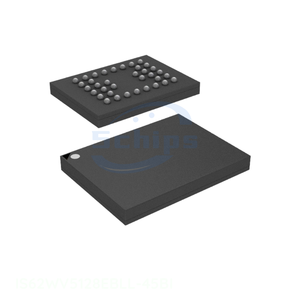 Composants de puces électroniques 36 TFBGA IS62WV5128EBLL-45BI Mémoire Distributeur agréé - Product Image 1