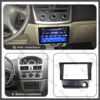 Cadre de façade audio 2DIN pour autoradio FAW VITA 2006-2011, kit de montage sur tableau de bord pour grand écran lecteur CD/DVD