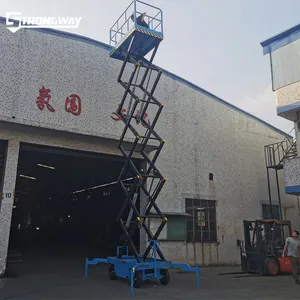 剪叉工作移动移动液压剪叉升降机6m液压剪叉工作平台移动