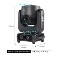 Projecteur de scène LED DMX512 Beam Wash Zoom Bee Eye 7x40W RGBW 4-en-1 à tête mobile pour DJ, discothèque, bar, mariage, événement, spectacle