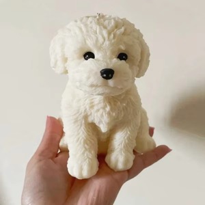Bougie personnalisée en forme d'animal FRHY, bougie parfumée en cire écologique de haute qualité, chien Teddy, pour mariage, festival, fête, cadeaux - Product Image 6