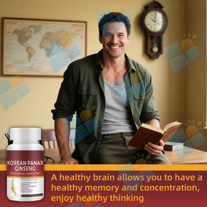 OEM/ODM/OBM Koreaanse rode Panax <span class=keywords><strong>Ginseng</strong></span> capsules met Ashwagandha, bieten, groene thee-extract en Maca supplementen, energie capsules - Product Image 3