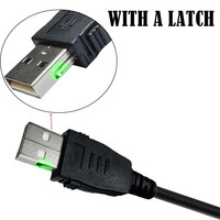 Câble d'extension USB 2.0 à charge rapide, mâle vers femelle avec fixation par bouton-pression, connecteur pour imprimante