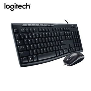 Nouveau pour <span class=keywords><strong>Logitech</strong></span> MK200, <span class=keywords><strong>clavier</strong></span> et <span class=keywords><strong>souris</strong></span> filaires multimédias USB étanches, ensemble complet pour ordinateur portable, <span class=keywords><strong>clavier</strong></span> et <span class=keywords><strong>souris</strong></span> silencieux - Product Image 1