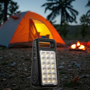 Ấm áp và mát mẻ ánh sáng đôi bên có thể sạc lại đèn lồng di động LED 1 đèn pin + 36 SMD LED ánh sáng trong nhà ngoài trời - Product Image 5