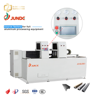 JUNDE - Máquina de Corte de Aluminio con Alimentación Automática CNC de 3000 r/min y 90 Grados