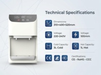 Elemento Filtrante Coreano para Purificador de Agua RO, Sistema de Enfriamiento por Compresor de Agua Fría y Caliente, Fabricante OEM ODM, Venta al por Mayor, CE ROHS