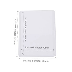 卸売 3x4インチ 透明またはライトブルー カードトップローダー ハードカードスリーブ 35pt PVCカード保護ホルダー - Product Image 6