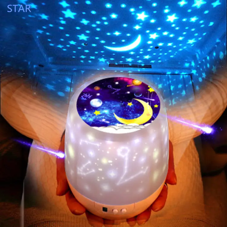 Projecteur Led produisant l'image de 12 constellations, ciel étoilé, lune, cadeau créatif pour enfants, lumens