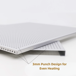 Plaque de Cuisson <span class=keywords><strong>Rectangulaire</strong></span> Perforée pour <span class=keywords><strong>Pâte</strong></span> <span class=keywords><strong>Feuilletée</strong></span> et Mille-Feuille 40x30cm 60x40cm - Product Image 3