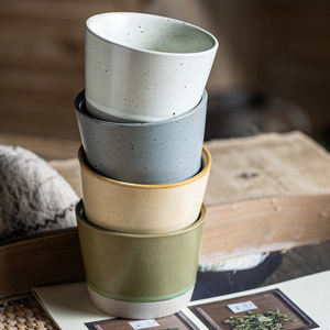 Tasse à eau en porcelaine en gros 160 ml, tasse à café expresso en grès pour restaurant et hôtel, tasse créative en céramique pour thé au lait - Product Image 2