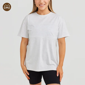Maglietta personalizzata per l'allattamento al seno e allattamento per allattamento in maternità Casual a manica corta t-shirt - Product Image 5