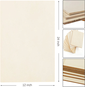 <span class=keywords><strong>Fogli</strong></span> <span class=keywords><strong>di</strong></span> compensato <span class=keywords><strong>di</strong></span> <span class=keywords><strong>pioppo</strong></span> da 3 mm per taglio laser 12x24 pollici per decorazioni domestiche e ville - Product Image 5