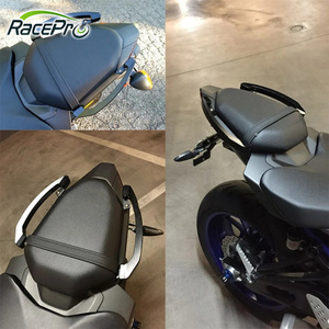 RACEPRO nouvelle moto queue siège arrière passager passager poignée barres d'appui accoudoir pour Yamaha <span class=keywords><strong>MT</strong></span> <span class=keywords><strong>07</strong></span> MT07 FZ FZ07 2014 2015 <span class=keywords><strong>2016</strong></span> - Product Image 2