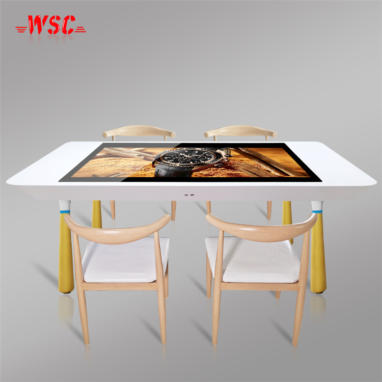 Nieuwe Ontwerp Interactieve Touch Screen Tafel Waterdicht Smart Tafel Voor Conferentie/Restaurant/Koffie Winkel Smart Tafel