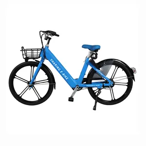 स्मार्ट ताला और हटाने योग्य बैटरी शेयरिंग बिजली साइकिल 36v 350w बिजली की मोटर साइकिल शेयरिंग