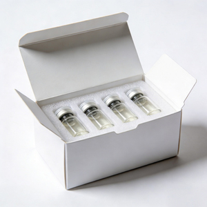 Cajas de envío de regalo corrugadas de papel ecológico con logotipo personalizado de lujo para viales de vidrio - Product Image 5