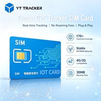 Tarjeta SIM IoT Global con Cobertura de Red Mundial, Tarjeta SIM de Datos M2M para Dispositivos de Rastreo GPS y Equipos Inteligentes