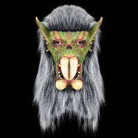 Durotan Style Warcraft Couvre-chef en latex de silicone Masque de fête d'Halloween pour Cos Dance Performance Costume Props