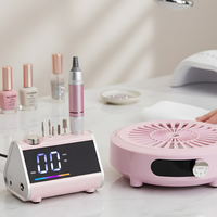 Kit de perceuse à ongles électrique 2-en-1 avec collecteur de poussière 65W 45000 tr/min, outil de manucure pour salon OEM ODM
