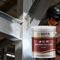 Material de construcción resistente al fuego con estructura de acero de revestimiento fino especial para interiores con aplicación de pulverización líquida