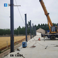 Structure en acier préfabriquée sur mesure, design industriel, ossature légère en acier pour entrepôt, atelier, construction métallique